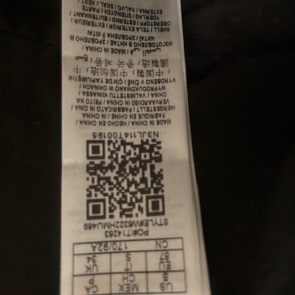 Faux Leather Zip Waist Length Jacket by Guess - Black S - Picture 5 of 7